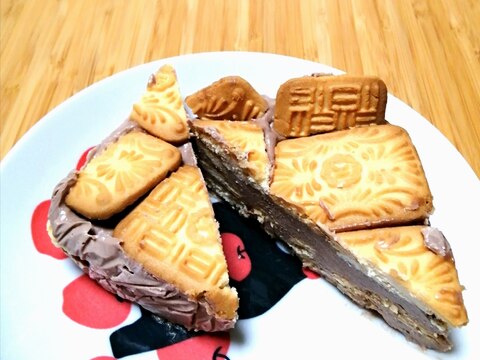 材料3つ！焼かないビスケットチーズケーキ